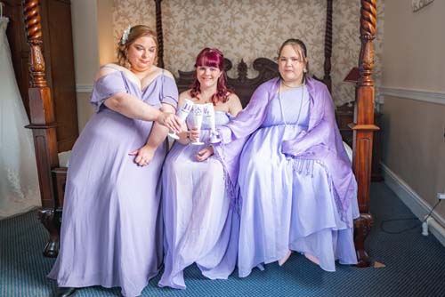 Creative wedding photography